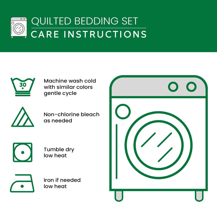 Frosty Friends 3-osainen tikattu vuodevaatesetti NCU0NT2122