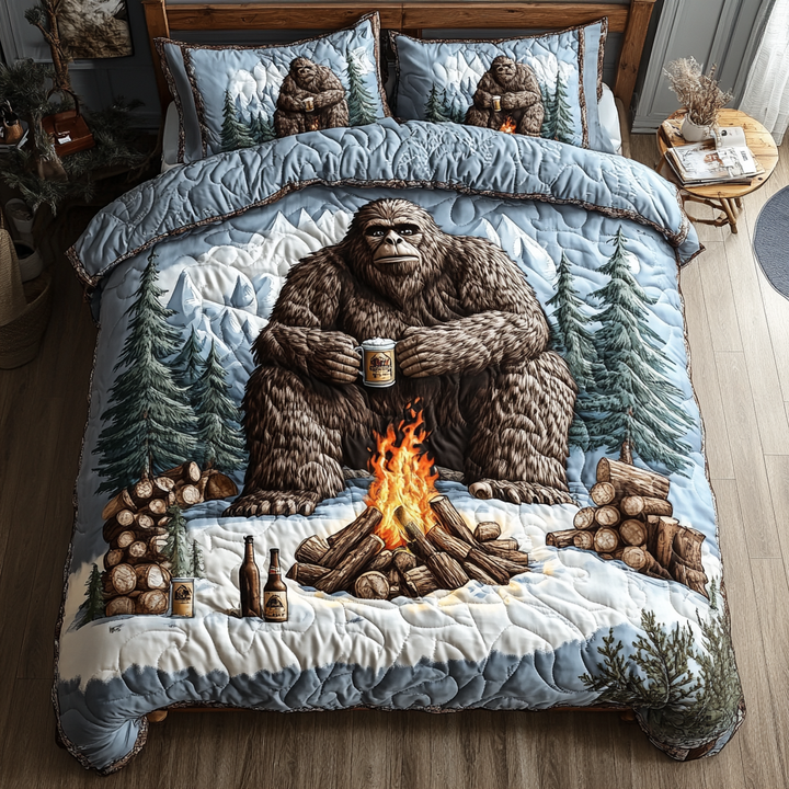 Bigfoot-matka 3-osainen tikattu vuodevaatesetti NCU0DK7968
