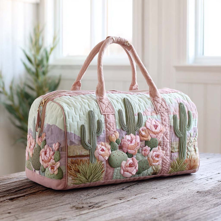 Kaktus Kukkakuvioitu Duffle-laukku NCU0XD408