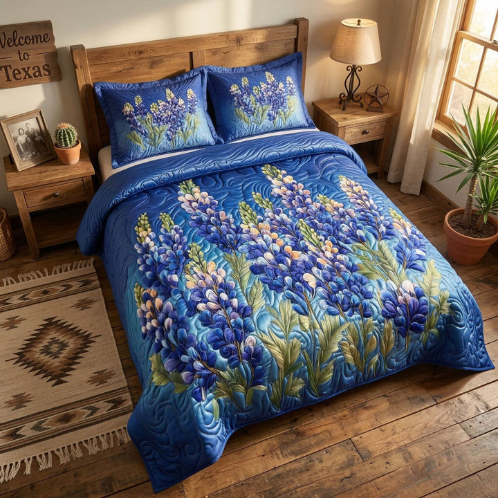 Country Bloom 3-osainen tilkkupeite-setti NCU0NT5499