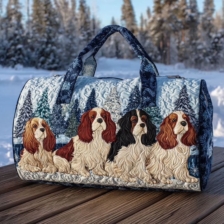 Cuddle Spaniel Käsinommeltu Duffelilaukku NCU0PT9326