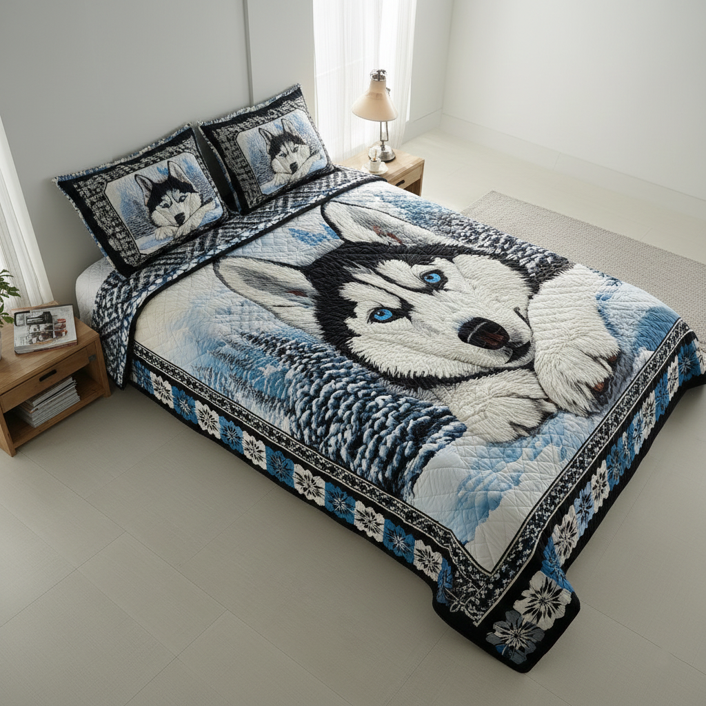 Arktinen Husky Unelma 3-osainen Vuodevaatesetti NCU0HH993