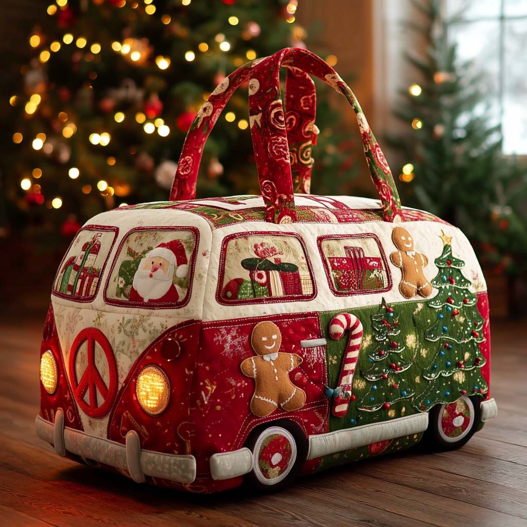Tyylikäs Joulumatka Vuorattu Duffle-laukku NCU0NT11376