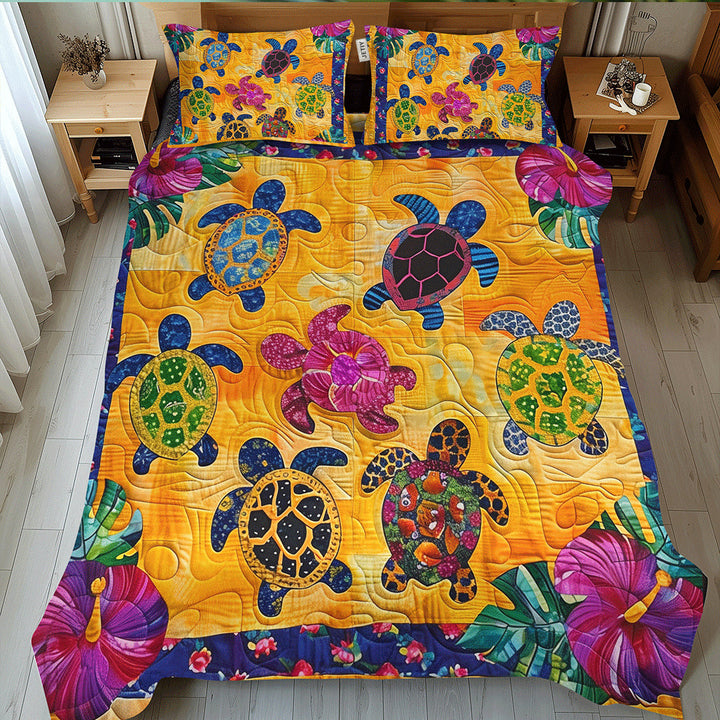 Hibiscus Kilpikonna 3-osainen Vaatteet Setti NCU0TL466
