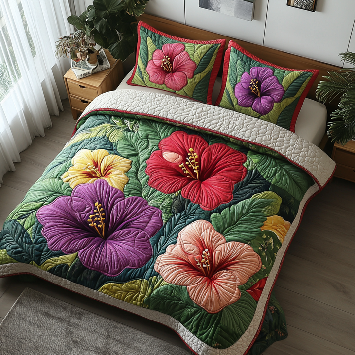 Hibiscus 3-osainen Vuodevaatesetti NCU0VT135