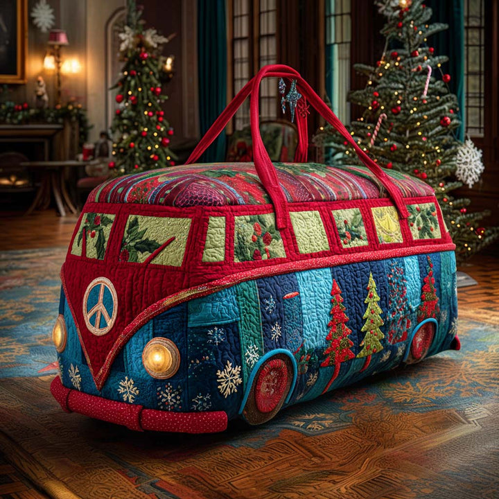 Rauhallinen Joulun Van Quilted Duffle Bag NCU0NT11382
