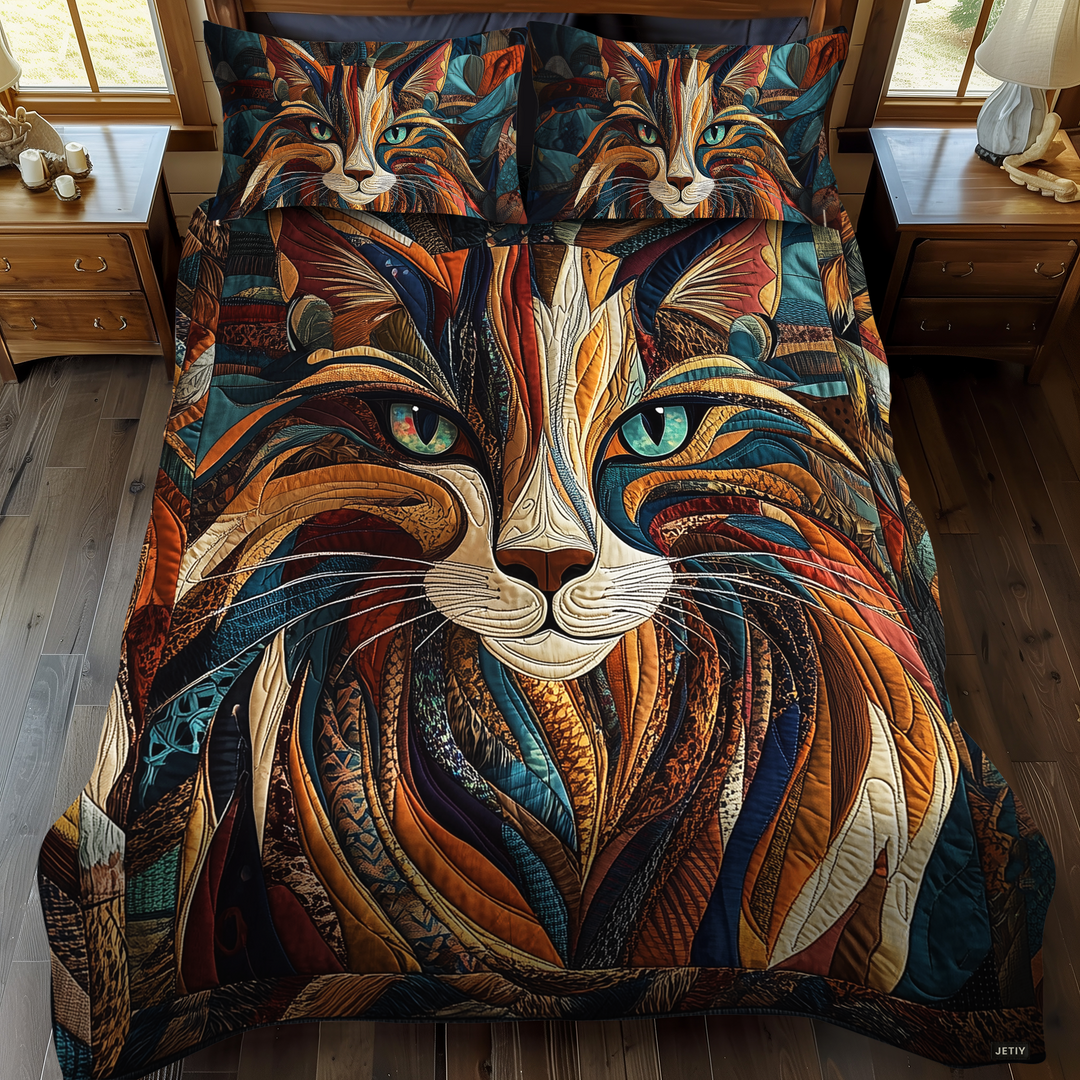 Purrs And Patches 3-osainen vuodevaatesetti NCU0DK1617
