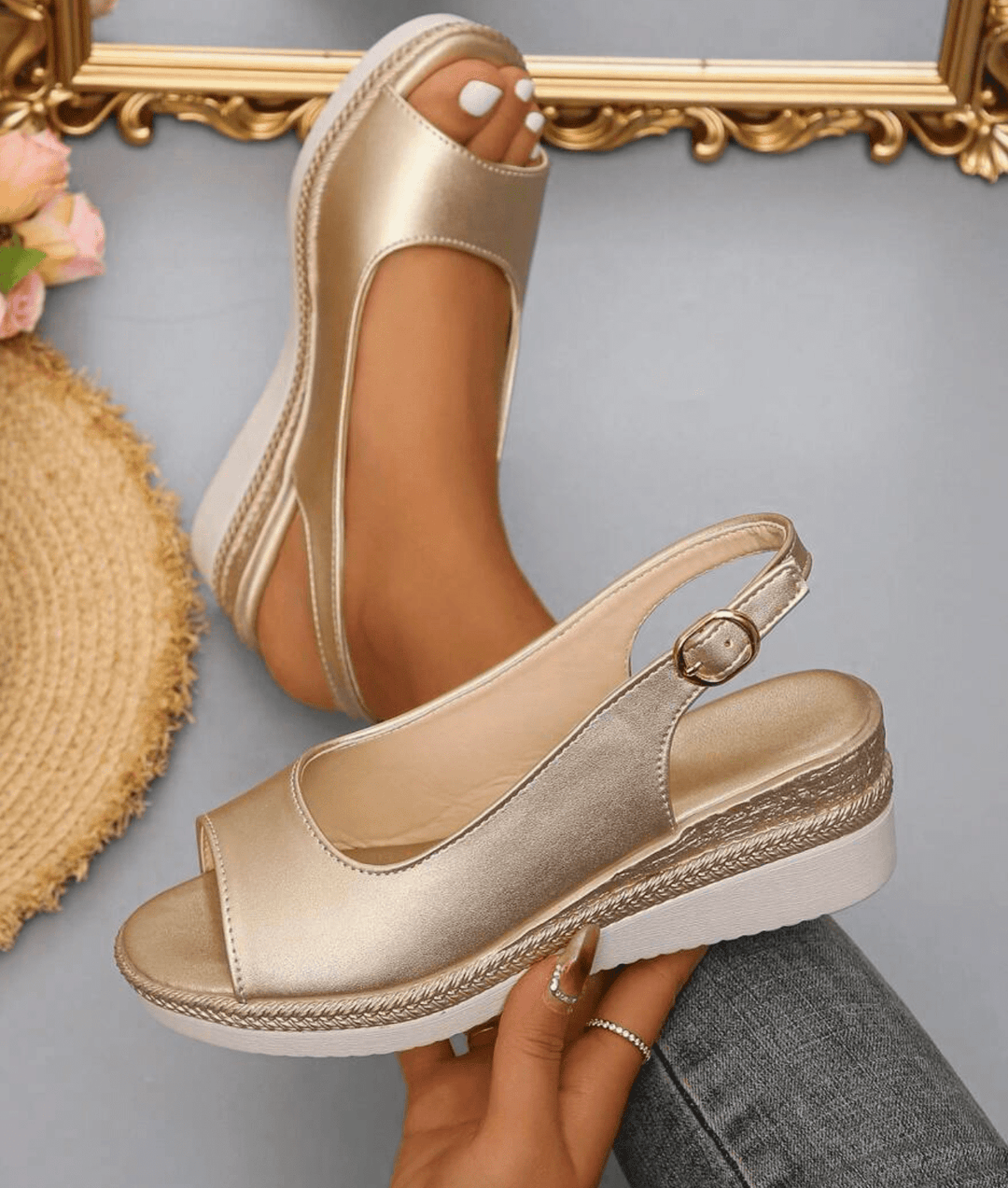 Chelsea | Ortopediset Slingback Espadrille Sandalit