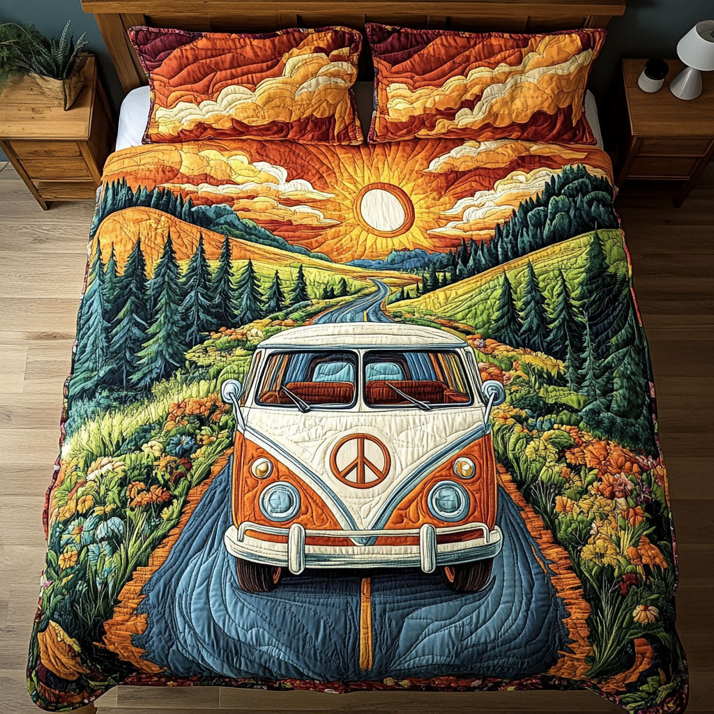 Hippie Van 3-osainen Vaatteiden Peitto Setti NCU0VT113