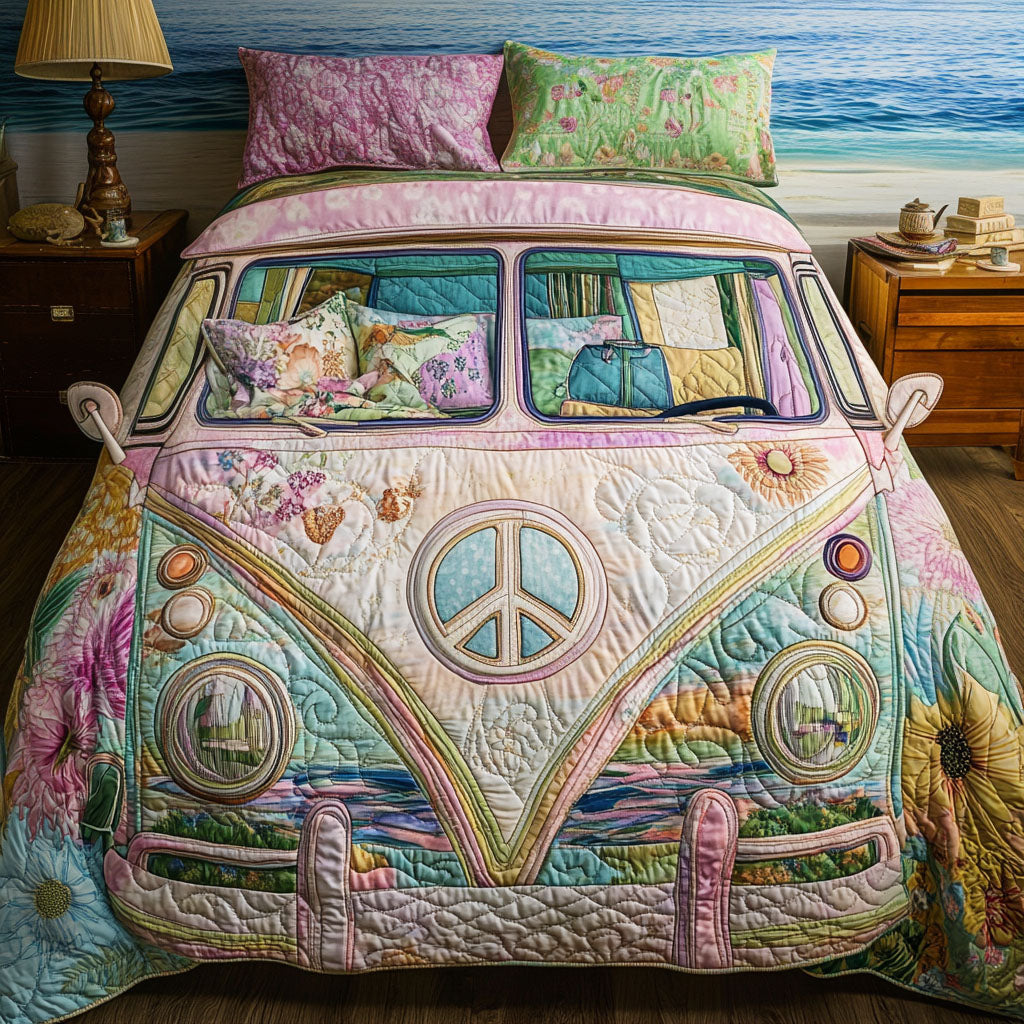 Hippie Van 3-osainen Vaatteiden Peitto Setti NCU0VT113