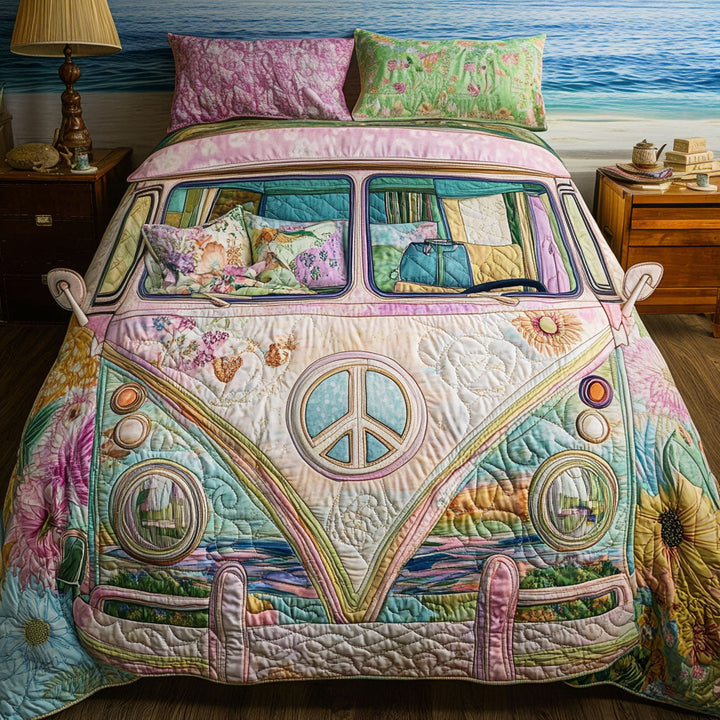 Hippie Van 3-osainen Vaatteiden Peitto Setti NCU0VT113
