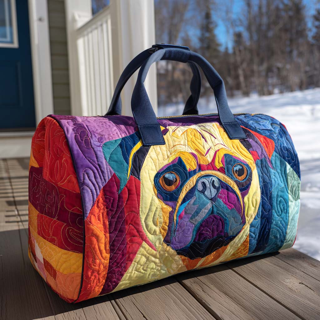Wiggly Pug Vuorattu Duffle Laukku NCU0PT9567