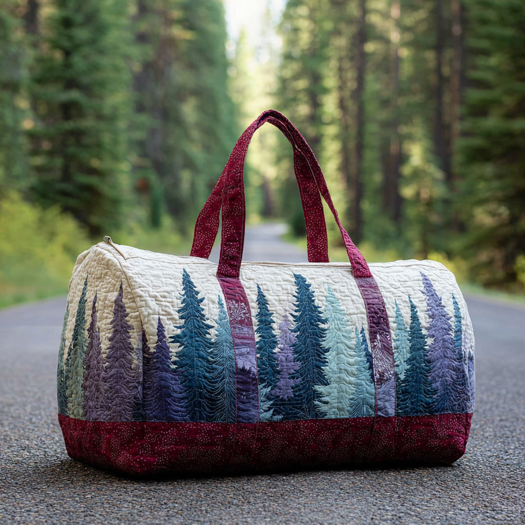 Talvinen Metsä Vaatteiden Täytteinen Duffle-laukku NCU0DV7501